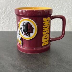 Vintage NFL Washington Redskins Logo Ceramic Coffee Cup Mug 3D Logo Official